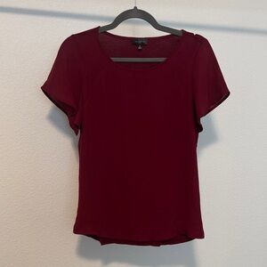 The Limited Deep Red Blouse